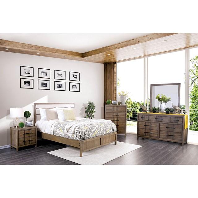 Berenice Mirror Espresso, Beige, & Brown - Jay's Mattress Plus (NY)
