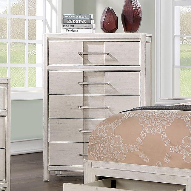 Berenice Chest Gray, White, & Espresso - Jay's Mattress Plus (NY)