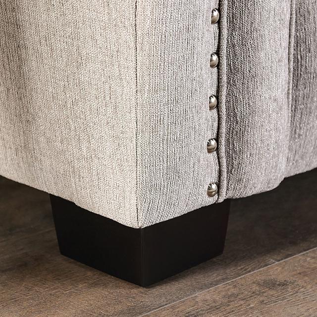 BELSIZE Loveseat Grey, Beige, & Choclate - Jay's Mattress Plus (NY)
