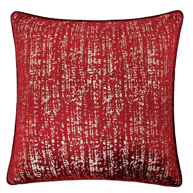 Belle Beige 20" X 20" Pillow, Beige, Multi, Purple, Red - Jay's Mattress Plus (NY)