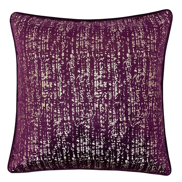 Belle Beige 20" X 20" Pillow, Beige, Multi, Purple, Red - Jay's Mattress Plus (NY)
