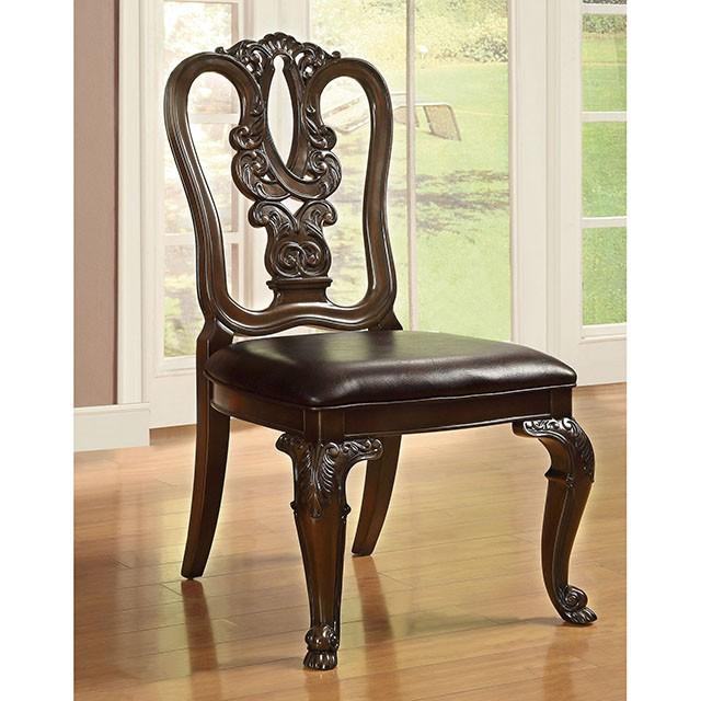 Bellagio Brown Cherry Round Dining Table - Jay's Mattress Plus (NY)