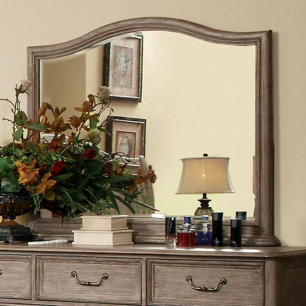 BELGRADE I Rustic Natural Tone Mirror - Jay's Mattress Plus (NY)