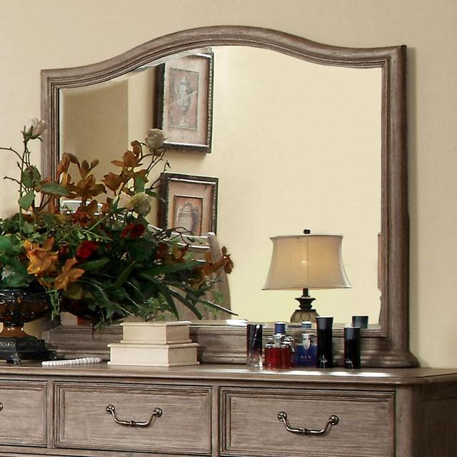 BELGRADE I Rustic Natural Tone Mirror - Jay's Mattress Plus (NY)
