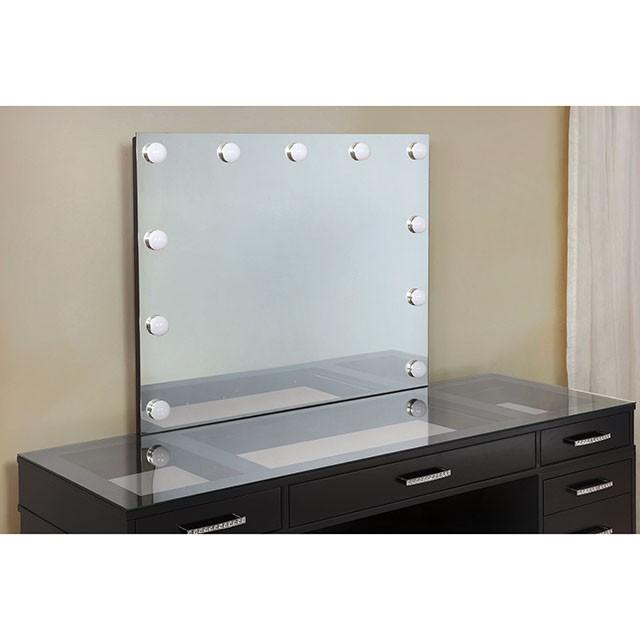 Valentina Vanity Set White & Dark Gray - Jay's Mattress Plus (NY)