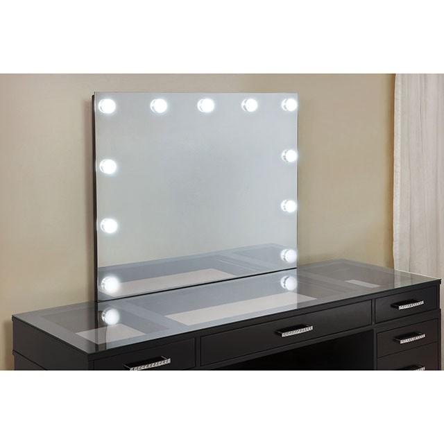 Valentina Vanity Set White & Dark Gray - Jay's Mattress Plus (NY)