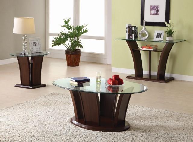 MANHATTAN IV Dark Cherry End Table, Brown Cherry - Jay's Mattress Plus (NY)