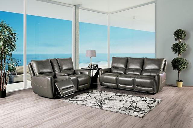 PHINEAS Power Recliner, Gray - Jay's Mattress Plus (NY)