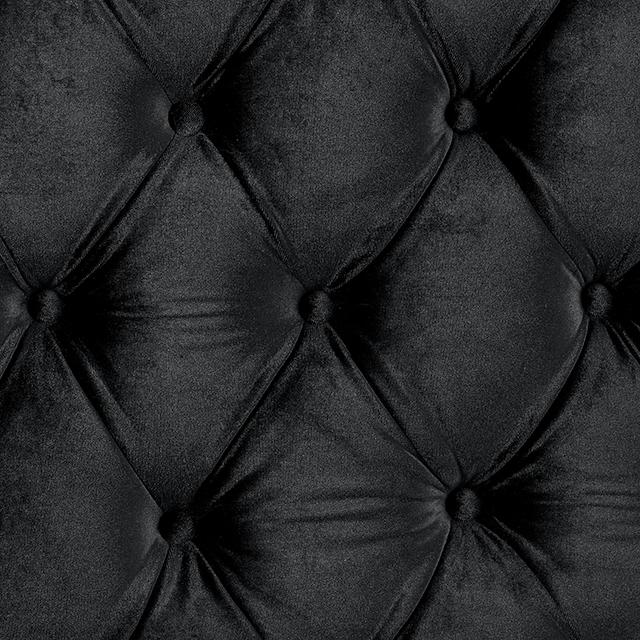 STEFANIA E.King & Queen Bed, Black & Gray - Jay's Mattress Plus (NY)