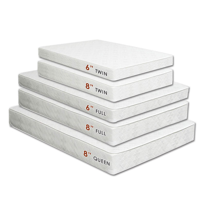 Daisy White 6" Bunkie Board Combo Mattress - Twin XL - Jay's Mattress Plus (NY)