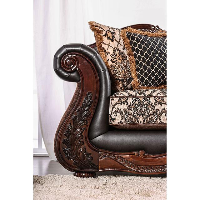JAMAEL Brown/Espresso Sofa - Jay's Mattress Plus (NY)