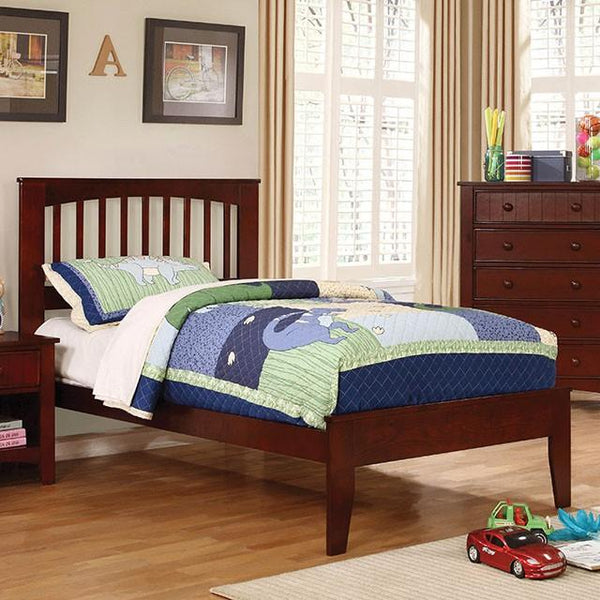 Pine Brook Cherry & White Full Bed - Jay's Mattress Plus (NY)