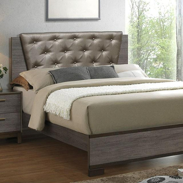 MANVEL Two-Tone Antique Gray Queen Bed - Jay's Mattress Plus (NY)