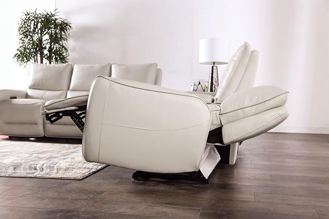 PHINEAS Power Sofa, Beige - Jay's Mattress Plus (NY)
