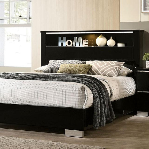 Carlie Bed White & Black - Jay's Mattress Plus (NY)