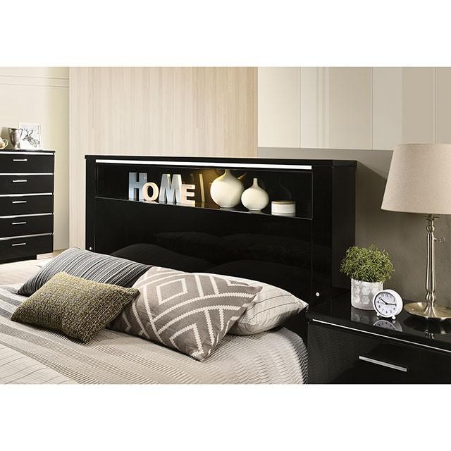 Carlie Bed White & Black - Jay's Mattress Plus (NY)