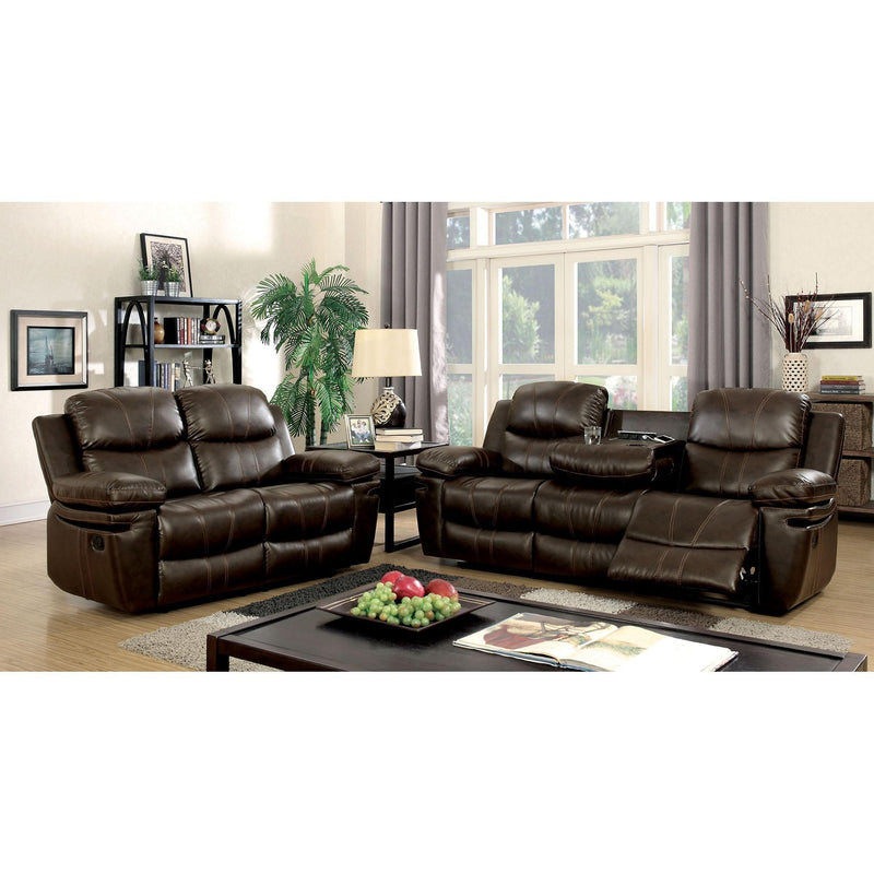 Listowel Brown Love Seat - Jay's Mattress Plus (NY)