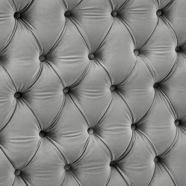 STEFANIA E.King & Queen Bed, Black & Gray - Jay's Mattress Plus (NY)