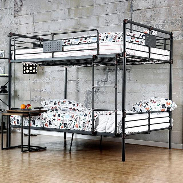 Olga I Antique Black Full/Full Bunk Bed - Jay's Mattress Plus (NY)
