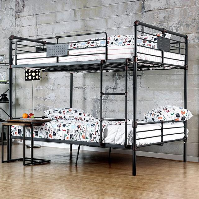 Olga I Antique Black Full/Full Bunk Bed - Jay's Mattress Plus (NY)