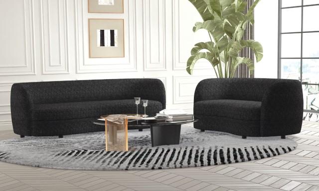 VERSOIX Loveseat, Black - Jay's Mattress Plus (NY)