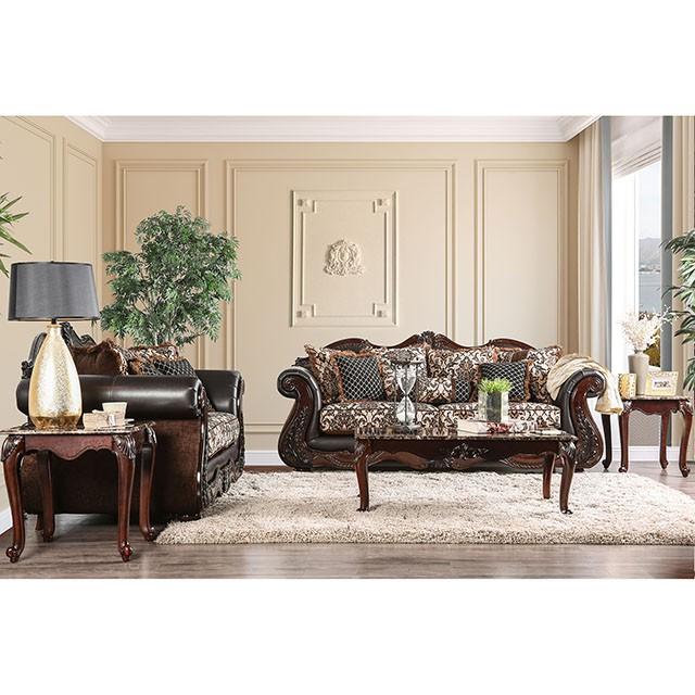 JAMAEL Brown/Espresso Sofa - Jay's Mattress Plus (NY)
