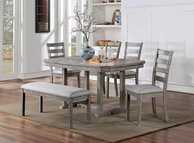 LAQUILA Side Chair (2/CTN), Gray - Jay's Mattress Plus (NY)