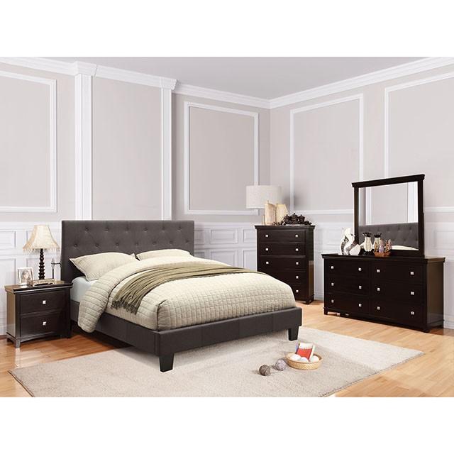 LEEROY Cal.King, E.King, & Full Bed Ivory & Gray - Jay's Mattress Plus (NY)