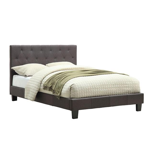 LEEROY Cal.King, E.King, & Full Bed Ivory & Gray - Jay's Mattress Plus (NY)