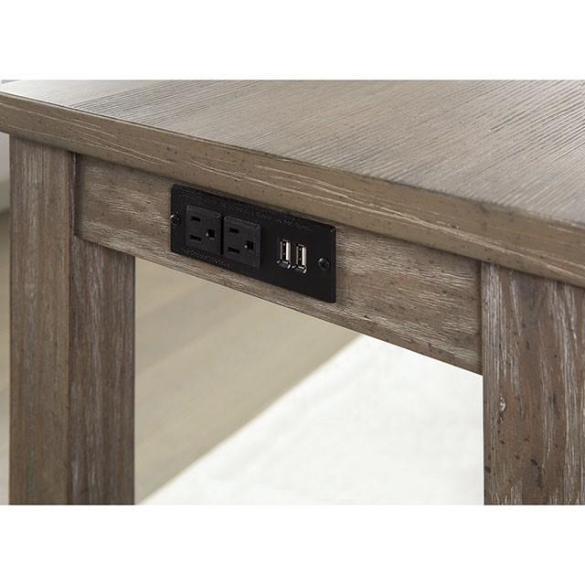 Caerleon 3 & 4 Piece Counter Ht. Set Gray & Blue - Jay's Mattress Plus (NY)
