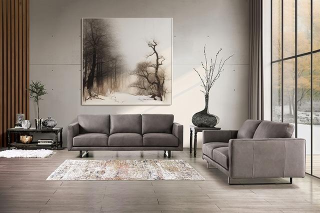 Mezzanotte Loveseat Gray - Jay's Mattress Plus (NY)