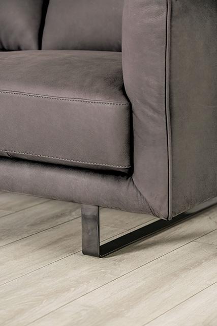 Mezzanotte Loveseat Gray - Jay's Mattress Plus (NY)