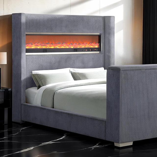 Sumter Bed Black & Grey - Jay's Mattress Plus (NY)