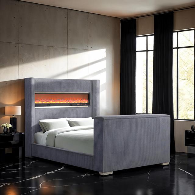 Sumter Bed Black & Grey - Jay's Mattress Plus (NY)