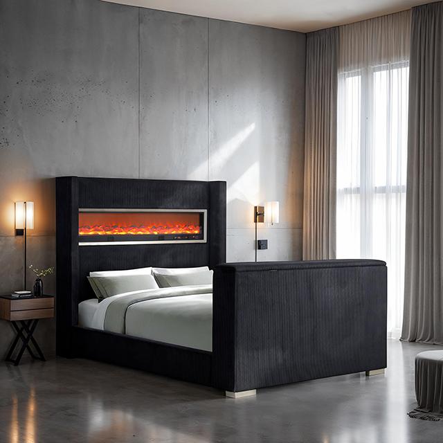 Sumter Bed Black & Grey - Jay's Mattress Plus (NY)