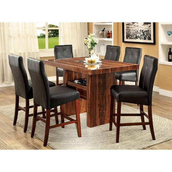 BONNEVILLE II Brown Cherry Counter Ht. Table - Jay's Mattress Plus (NY)