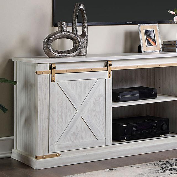 BORREGO TV Stand, Antique White - Jay's Mattress Plus (NY)