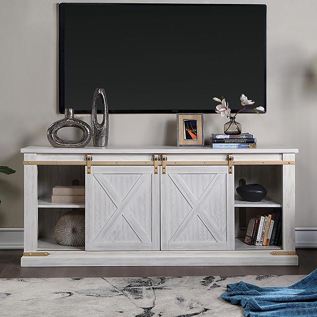 BORREGO TV Stand, Antique White - Jay's Mattress Plus (NY)