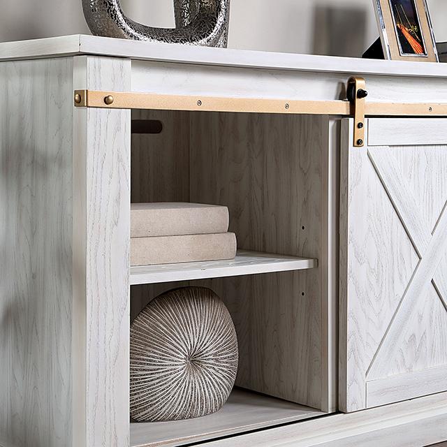BORREGO TV Stand, Antique White - Jay's Mattress Plus (NY)