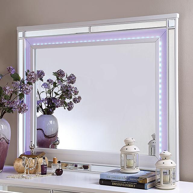BRACHIUM Mirror, White - Jay's Mattress Plus (NY)