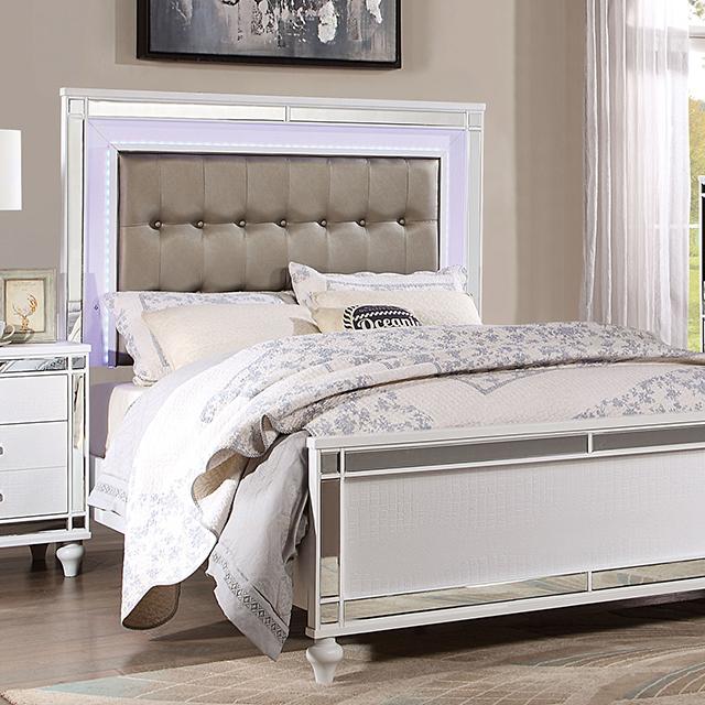 BRACHIUM Cal.King Bed, White - Jay's Mattress Plus (NY)