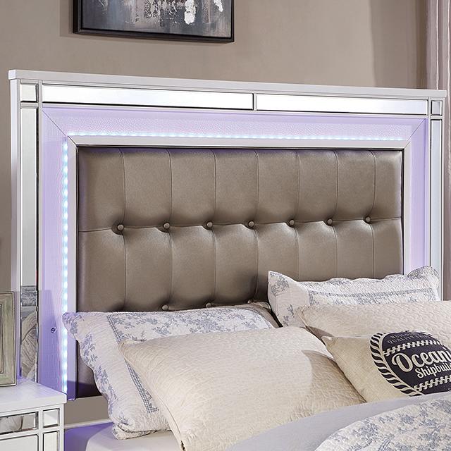 BRACHIUM Cal.King Bed, White - Jay's Mattress Plus (NY)