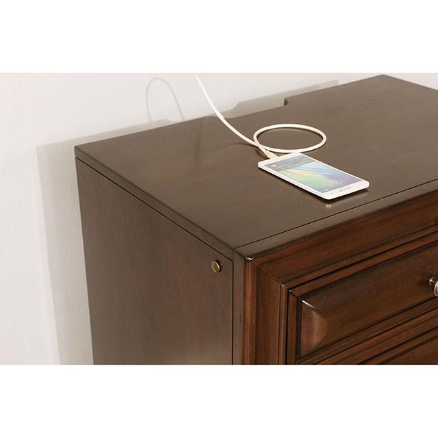 Brandt Brown Cherry Night Stand - Jay's Mattress Plus (NY)