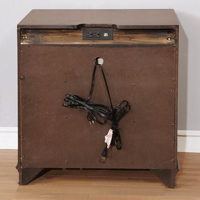 Brandt Brown Cherry Night Stand - Jay's Mattress Plus (NY)