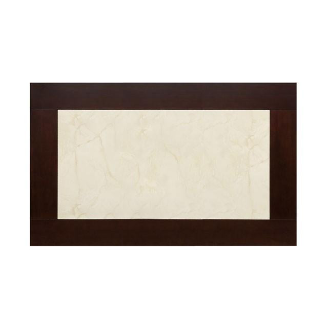 BRENT Dark Cherry/Ivory Dining Table - Jay's Mattress Plus (NY)