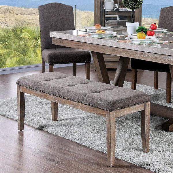 Bridgen Natural/Brown Bench - Jay's Mattress Plus (NY)