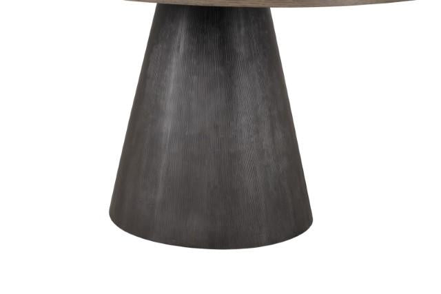 Broager 5 Pc Dining Table Set (Light Gray Caster Chairs)