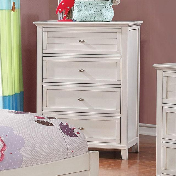 Brogan Antique White Chest - Jay's Mattress Plus (NY)