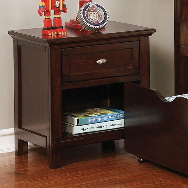 Brogan Brown Cherry Night Stand - Jay's Mattress Plus (NY)