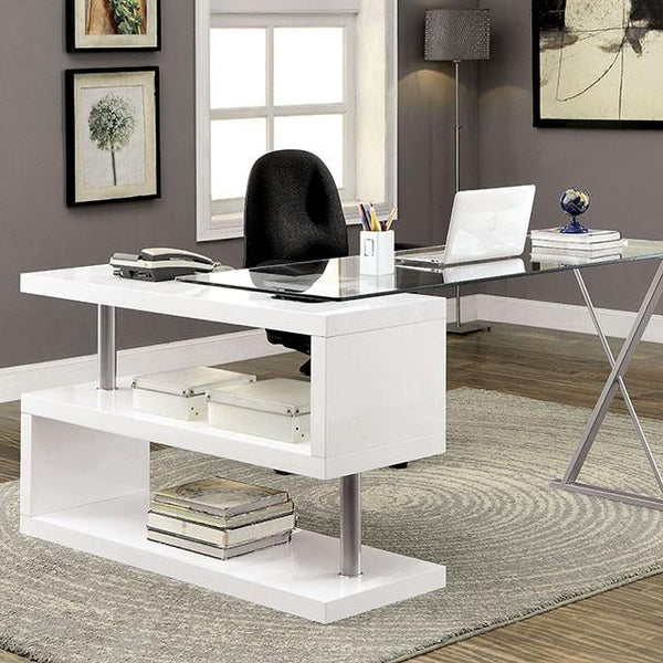 BRONWEN White Desk - Jay's Mattress Plus (NY)